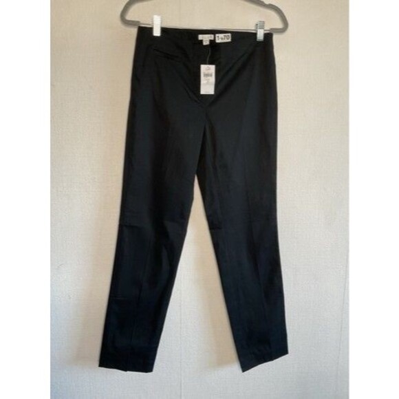 NWT J. Jill Officecorp Stretch Waist Straight Leg Dress Pants Women Size 4 Tall - Picture 1 of 10